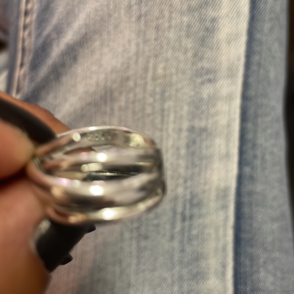 Sterling Silver Adjustable Ring - image 4